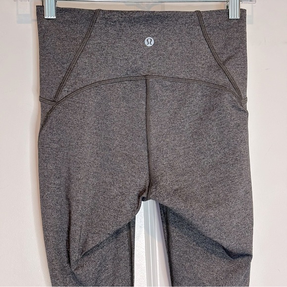 Lululemon Train Times 7/8 Gray High Waist Ankle Leggings 4 - Picture 6 of 11